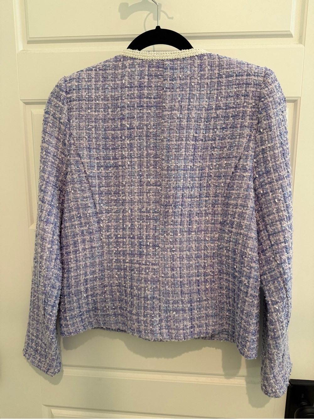 Lilly Pulitzer Jaden Jacket in Lark Lilac Swirl Boucle EUC - Picture 6 of 10